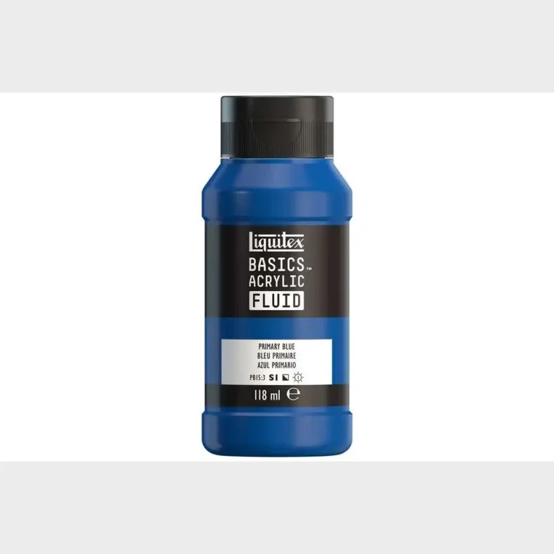 Basics fluid 118ml primary blue row 420
