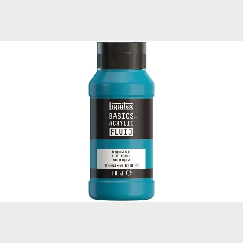 Basics fluid 118ml turquoise blue row 046