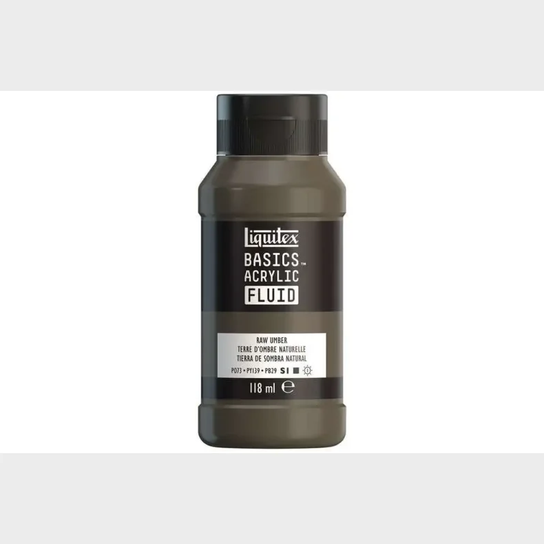 Basics fluid 118ml raw umber row 331