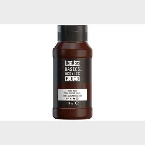 Basics fluid 118ml burnt umber row 128