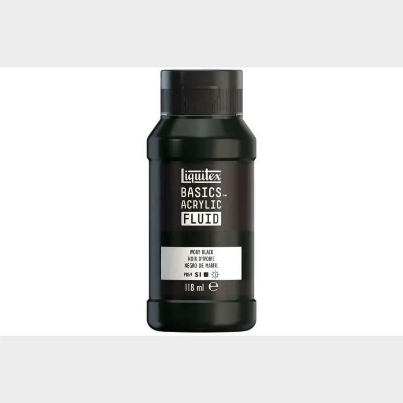 Basics fluid 118ml ivory black row 244