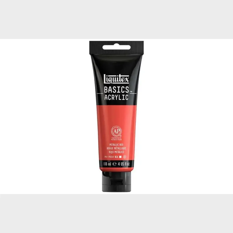 Basics 118ml metallic red