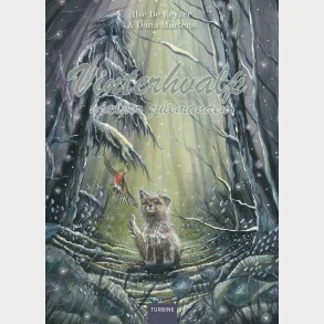 Vinterhvalp hj�lper julemanden