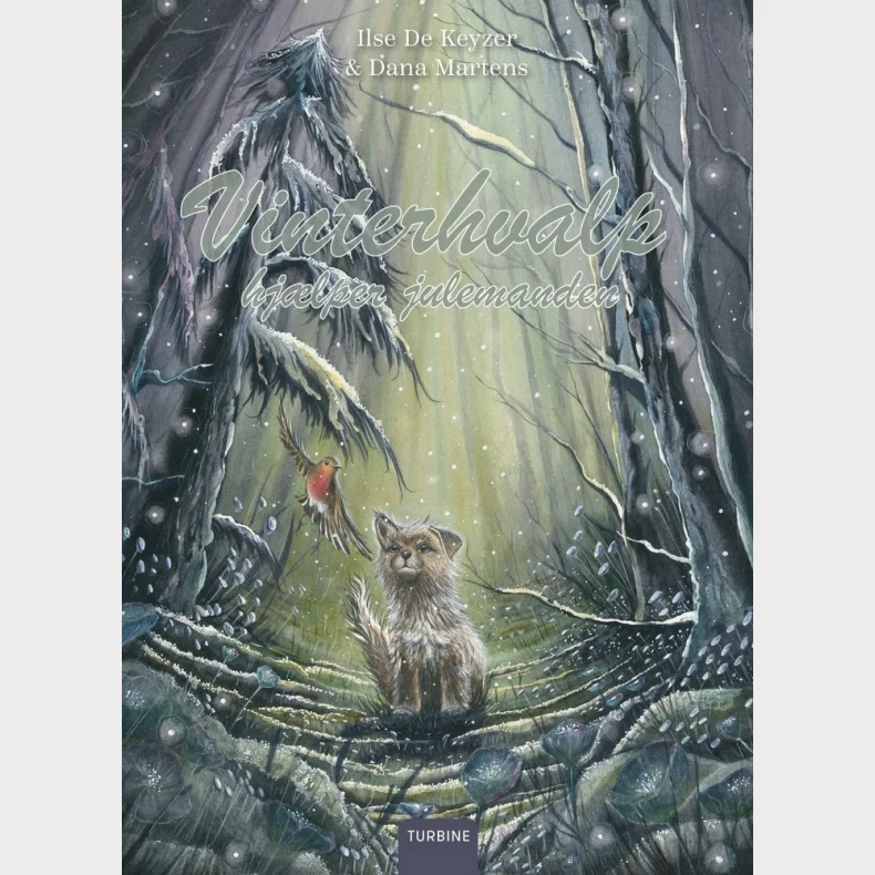 Vinterhvalp hj�lper julemanden