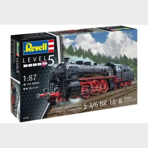 Express locomotive S3/6 BR18(5) with TenderT 1:87