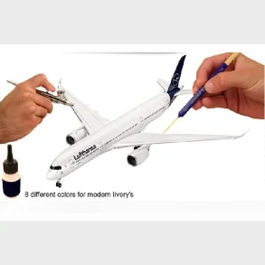 Revell - Model Color, Modern Airliner 8x17ml