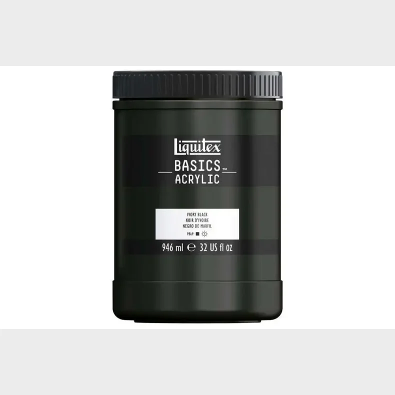 Basics 946Ml Ivory Black 244