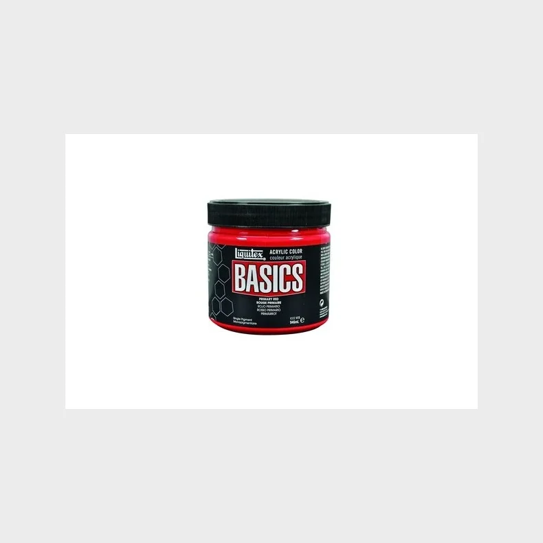 Basics 946Ml Primary Red 415