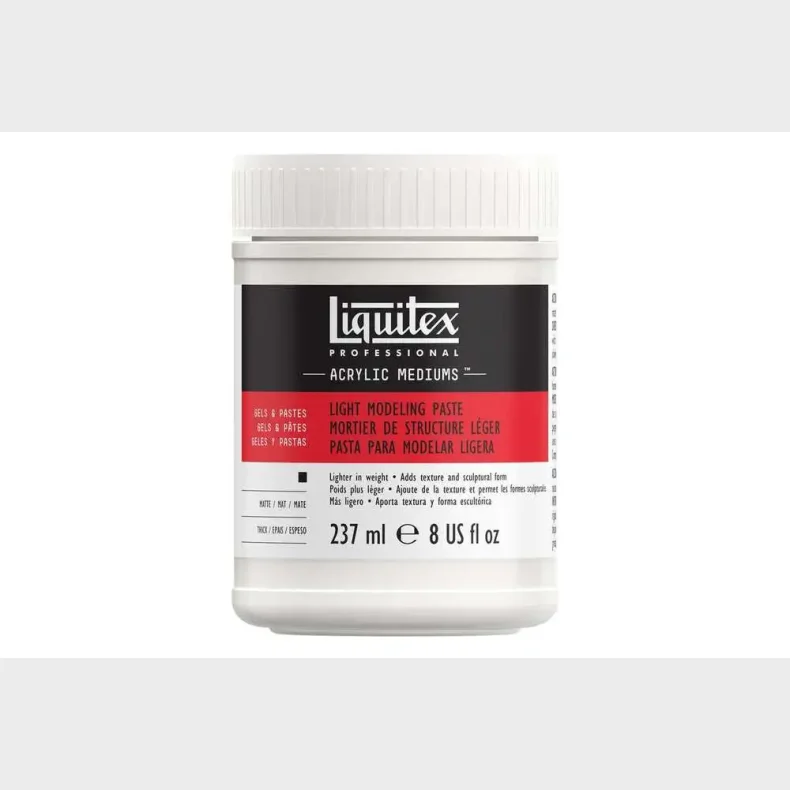 Acrylic medium light modeling paste 237ml