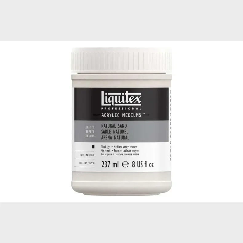 Acrylic medium natural sand 237ml