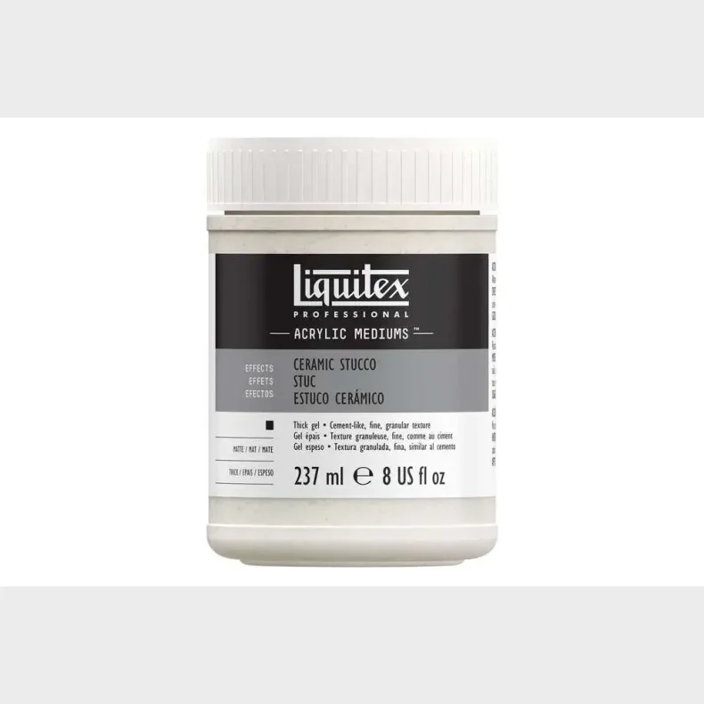Acrylic medium ceramic stucco 237ml