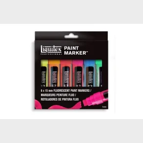 Wide Paint Marker Fluorescent 6pcs