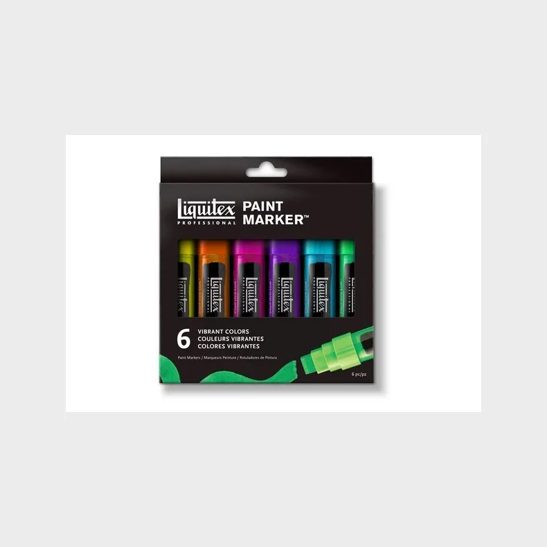 Paint Marker Wide Vibrant 6pcs