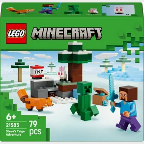 21583 LEGO Minecraft Steves tajga-eventyr