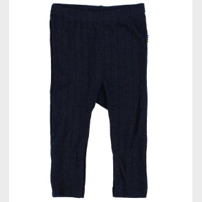 Joha Leggings - Uld/silke - Navy