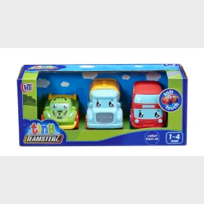 Tiny Teamsterz biler, 3-pak ass