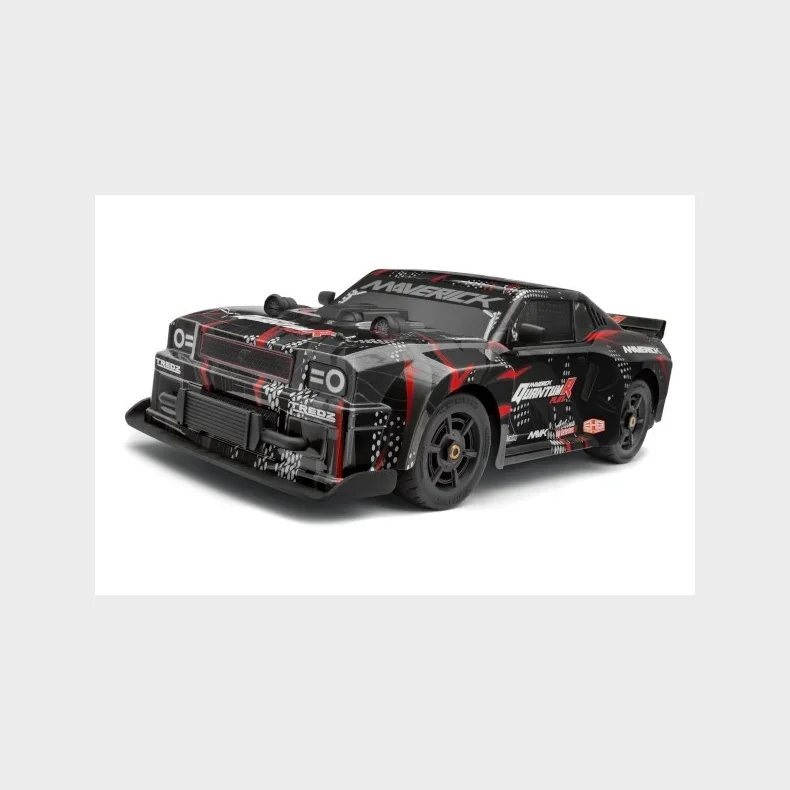 QuantumR Muscle Car Body - Black/red