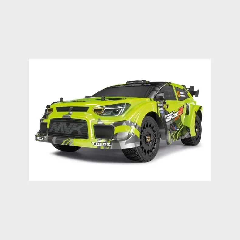 QuantumRX Rally Car Body - Fluoro Green