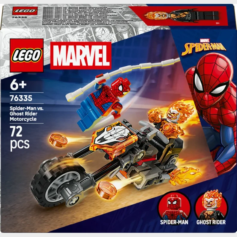 76335 LEGO Super Heroes Marvel Spider-Man mod Ghost Rider p motorcykel