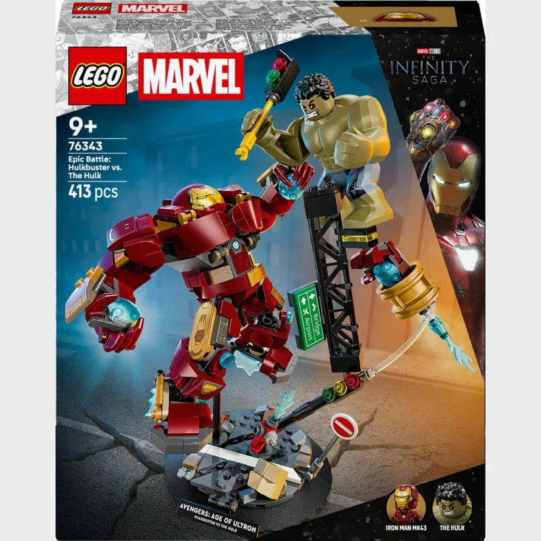 76343 LEGO Super Heroes Marvel Episk kamp: Hulkbuster mod Hulk