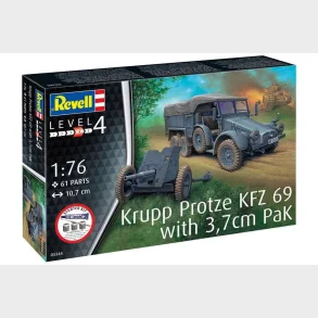 Starter kit Krupp Protze KFZ 69 w/3,7cm pak 1:76