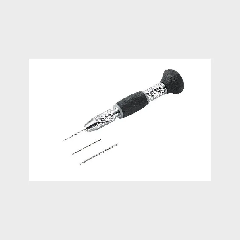 Hand Drill inc, 3 Drill Bits