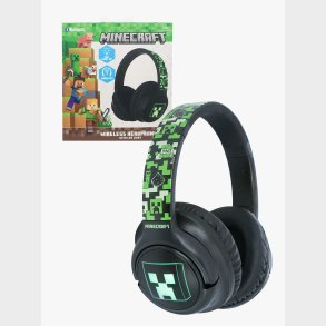 Minecraft H�retelefoner Tr�dl�se med LED Sharing AUX