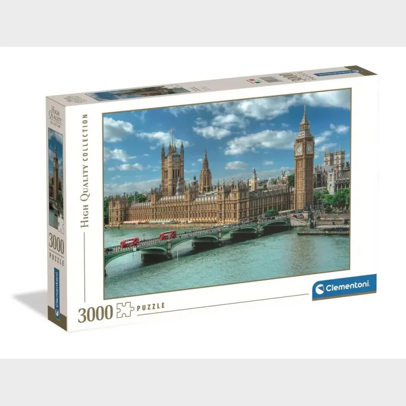 Puslespil Clenemtoni The Houses Of Parliament 3000 Brikker