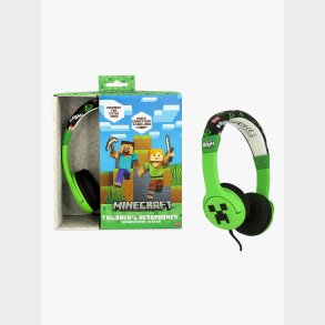 Minecraft H�retelefoner med �rer 85dB Creeper