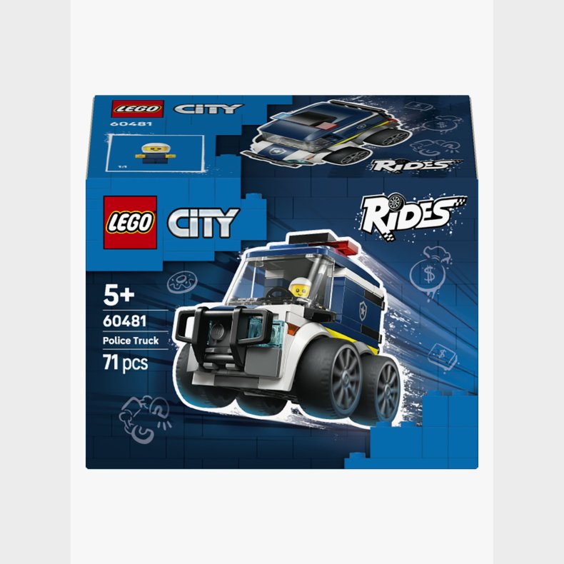 LEGO City 60481 Motorer  Politivogn