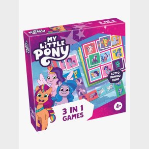 Tactic My Little Ponny Spil 3-i-1