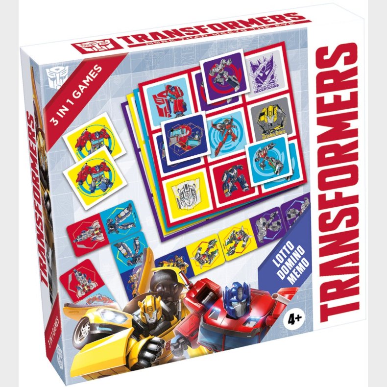 Tactic Transformers Spil 3-i-1