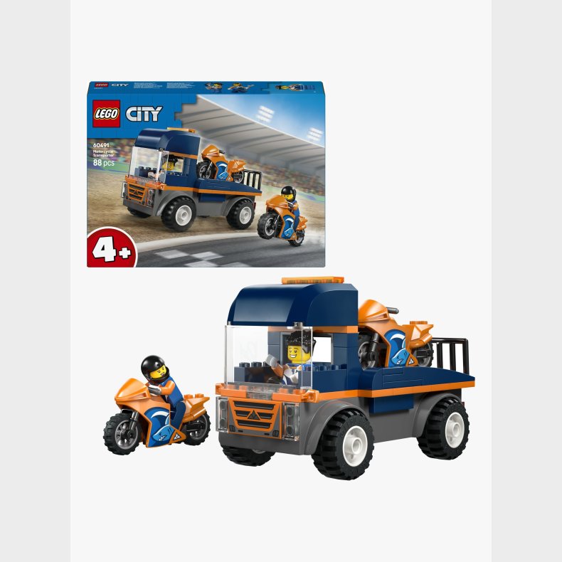 LEGO City 60491 Motorcykel-transporter