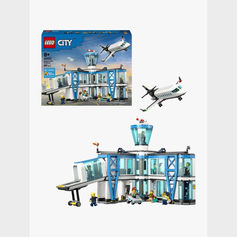 LEGO City 60502 Lufthavn med fly