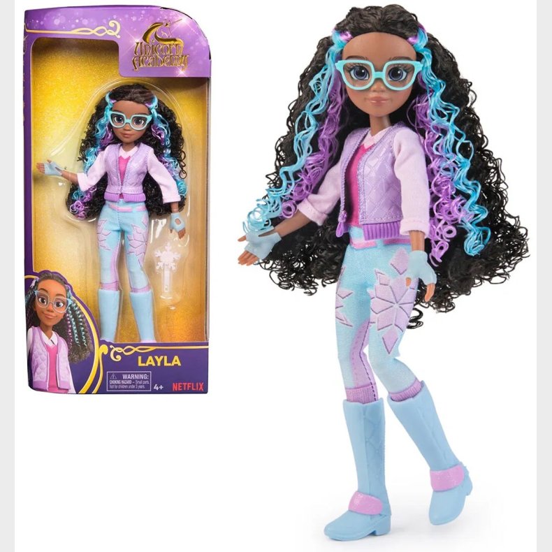 Unicorn Academy Dukke Layla 24 cm