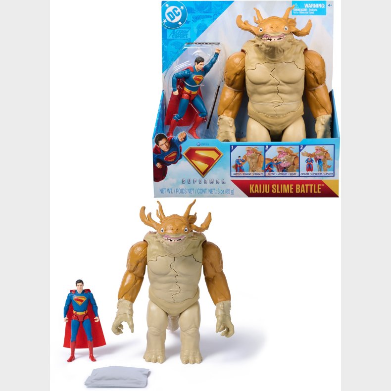 Superman Movie Kaiju Slime Explosion Battle Actionfigur