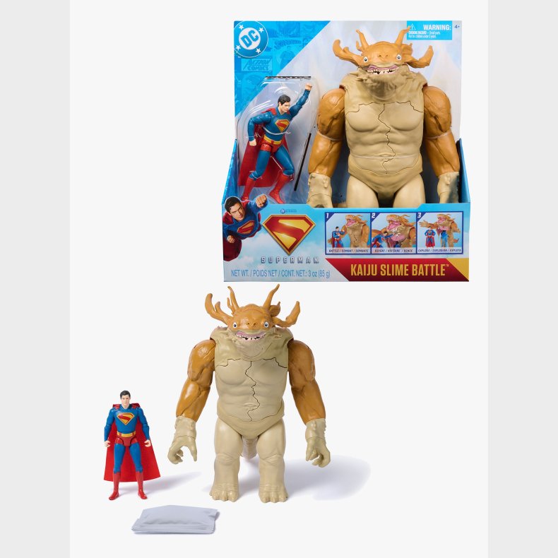 Superman Movie Kaiju Slime Explosion Battle Actionfigur