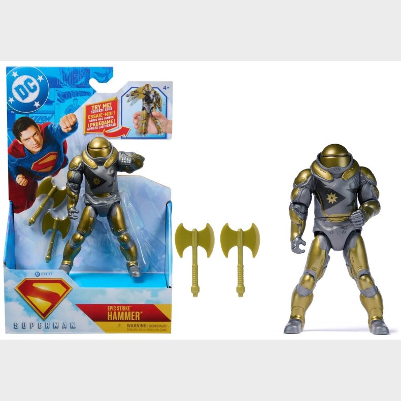 Superman Movie Feature Hammer Actionfigur - 15 cm