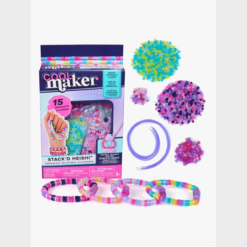 Cool Maker Stack'd Heishi Udvidelsespakke Armbnd