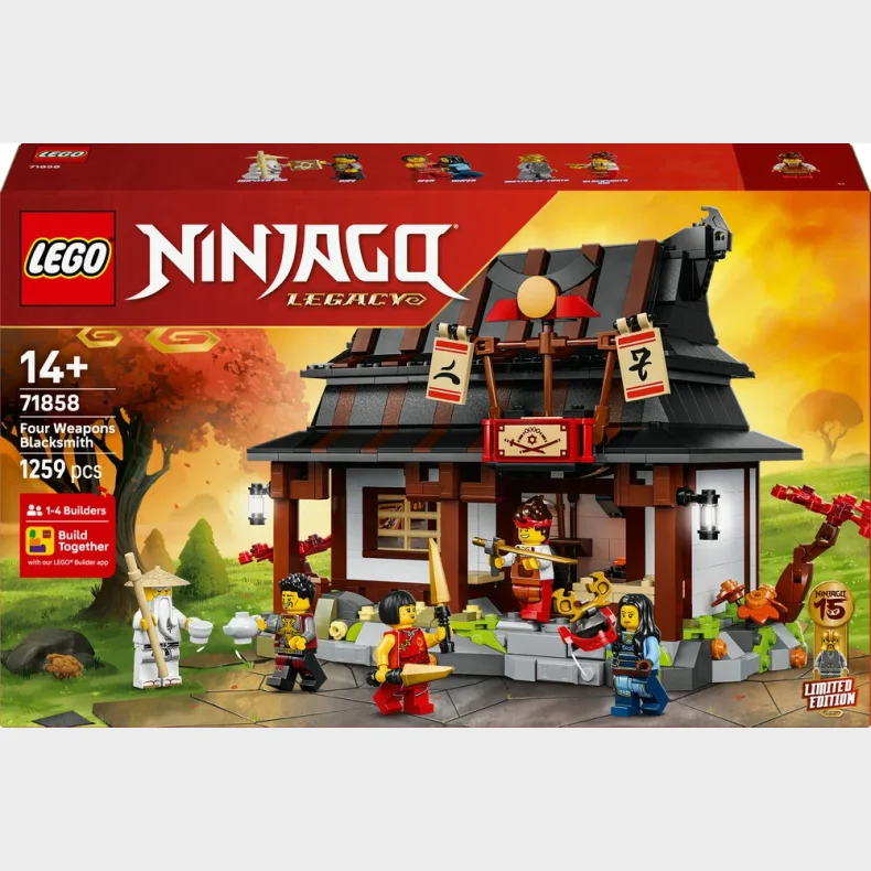 71858 LEGO Ninjago De Fire Vben-smedjen  15-rs jubilum