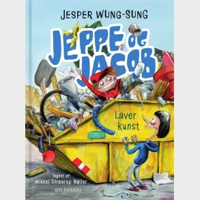 Jeppe og Jacob laver kunst