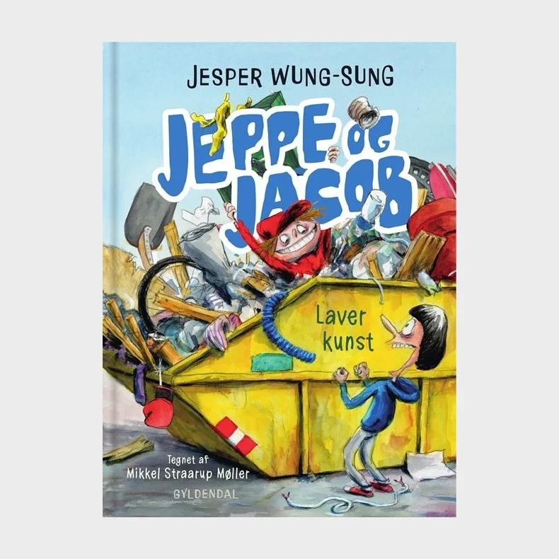 Jeppe og Jacob laver kunst