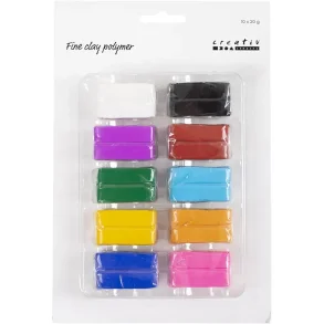 Fine Clay Polymer colorful 10x20 g