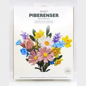 Piberenser blomster For�rsbuket 11 stk 7 ass blomster