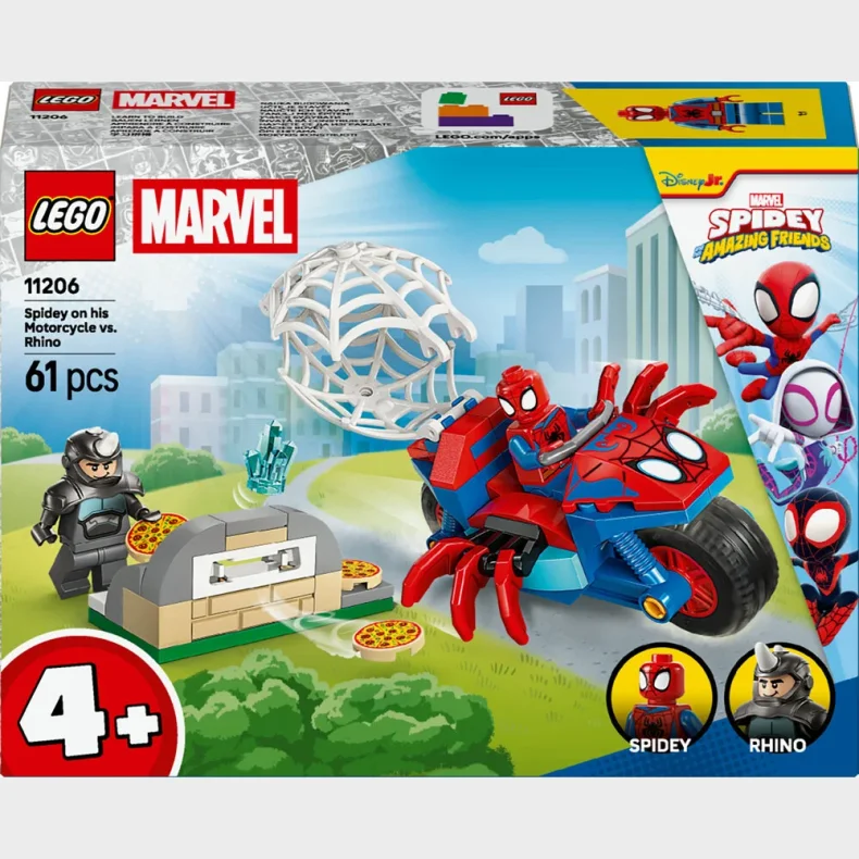 11206 LEGO Spidey p� sin motorcykel mod Rhino