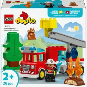 10473 LEGO DUPLO Town Brandbil med slange og brandmand