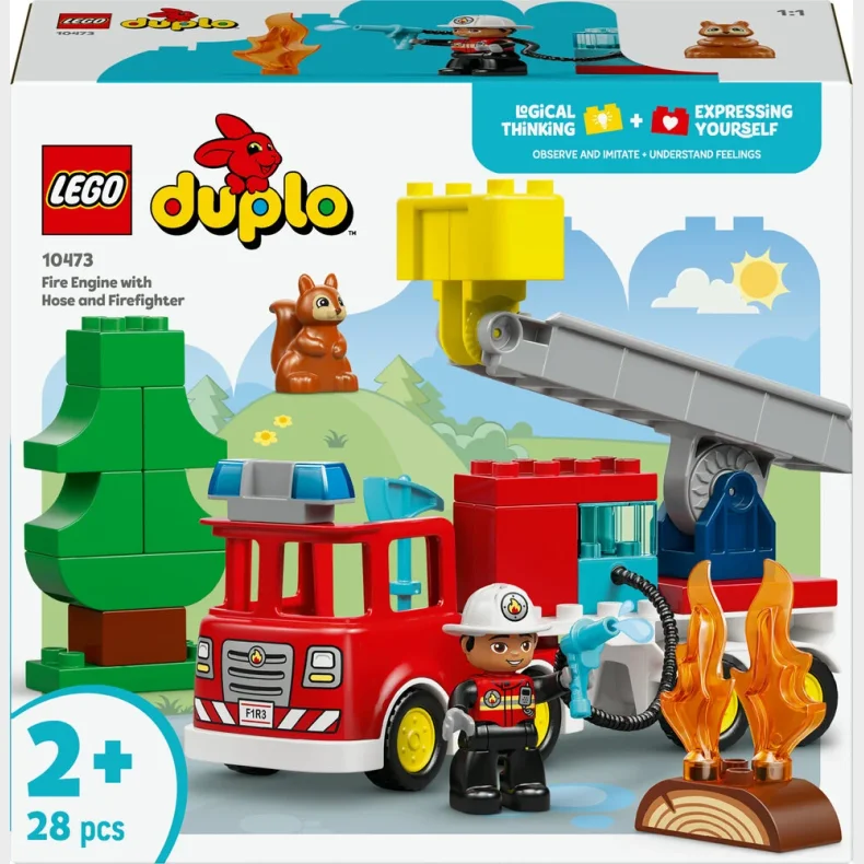10473 LEGO DUPLO Town Brandbil med slange og brandmand