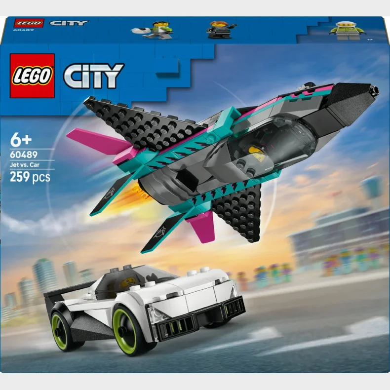 60489 LEGO City Jetfly mod racerbil