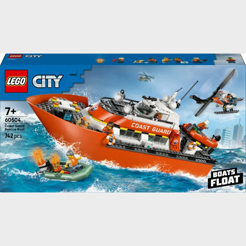 60504 LEGO City Kystvagtens redningsbd og helikopter