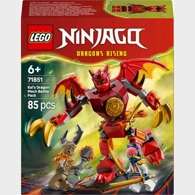 71851 LEGO Ninjago Kais drage-mech  kamppakke
